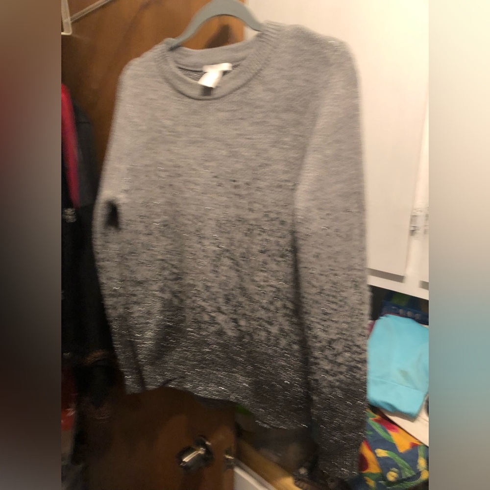 H&M Grey-Silver Ombre Sweater- 748 $30 or $25 w/offer